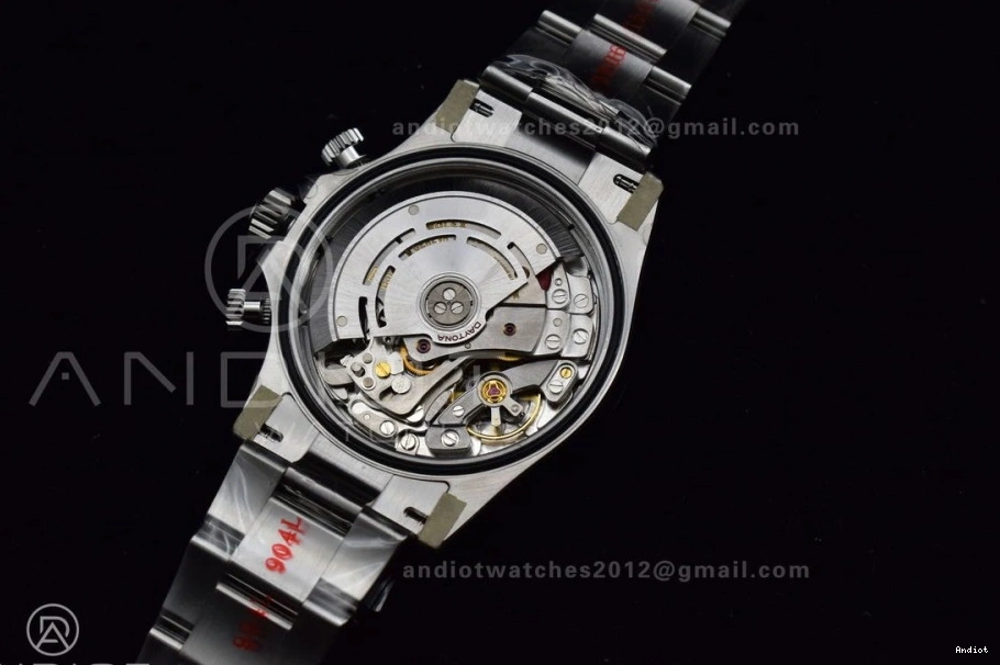 Daytona Dial Edition Clean SS Black 116520 SA4130 904L V2 and Bracelet Case 1:1 Best 0417